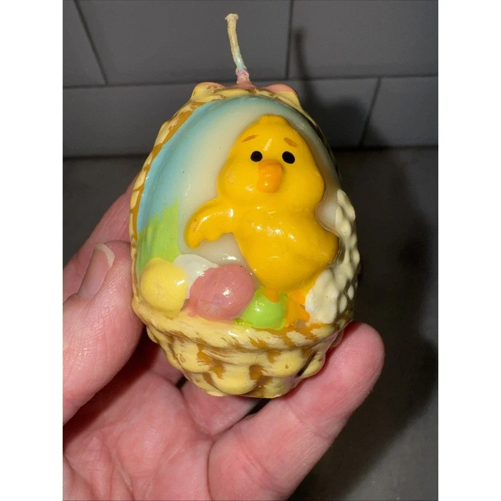 Russ Vintage Easter Candles Set Of 2, Bunnies 2 Sided